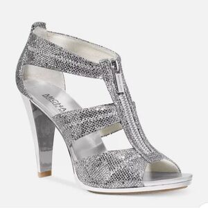 Michael Kors Glittering Silver Heels